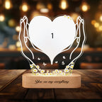 Mom Night Light - Custom Acrylic Frame With Photo, Unique Mother’s Day Gift From Child, Birthday Keepsake Lamp