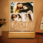 Custom Photo Mom Night Light – A Heartfelt Gift for the Best Mom from Daughter, Perfect for Mother’s Day, Birthday, or Christmas