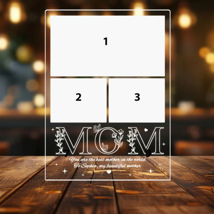 Custom Photo Mom Night Light – A Heartfelt Gift for the Best Mom from Daughter, Perfect for Mother’s Day, Birthday, or Christmas
