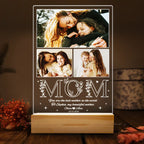 Custom Photo Mom Night Light – A Heartfelt Gift for the Best Mom from Daughter, Perfect for Mother’s Day, Birthday, or Christmas