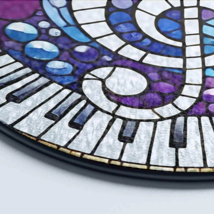 Custom Music Teacher Stained Glass Suncatcher, Teacher Music Gift From Student, Back To School, Teacher Gift, Windown Hanging Classroom Gift