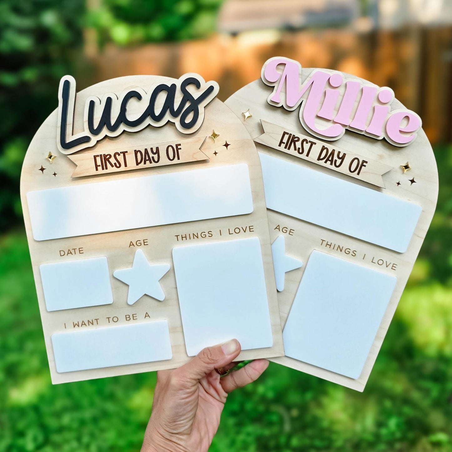 Personalized First Day of School Sign, Back to School Board, Reusable Back to School Sign, First Day of Preschool, Back to School Photo Prop - product image 19