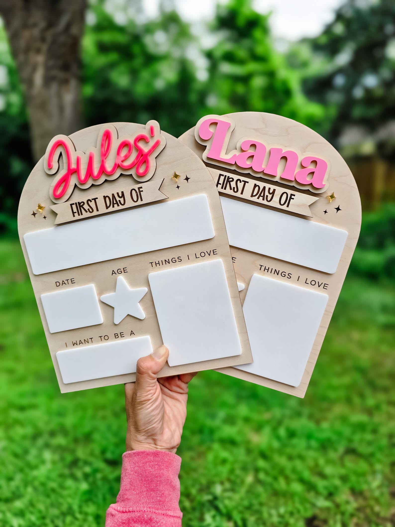 Personalized First Day of School Sign, Back to School Board, Reusable Back to School Sign, First Day of Preschool, Back to School Photo Prop - product image 13