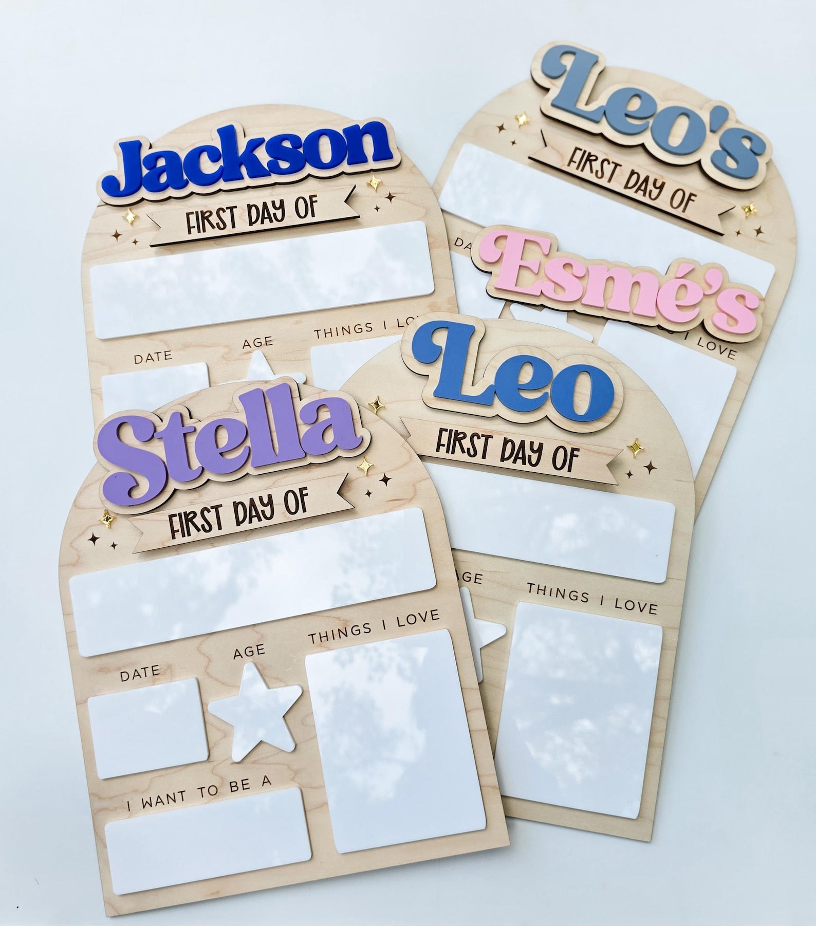 Personalized First Day of School Sign, Back to School Board, Reusable Back to School Sign, First Day of Preschool, Back to School Photo Prop - product image 11