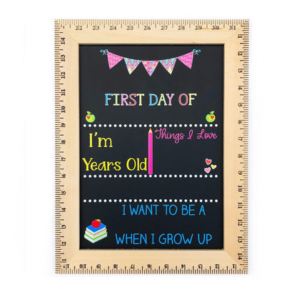 First Day of School Sign, First Day of Kindergarten Sign, 1st Day of Preschool, Back to School Chalkboard, Reusable School Sign, 1st Day - product image 6
