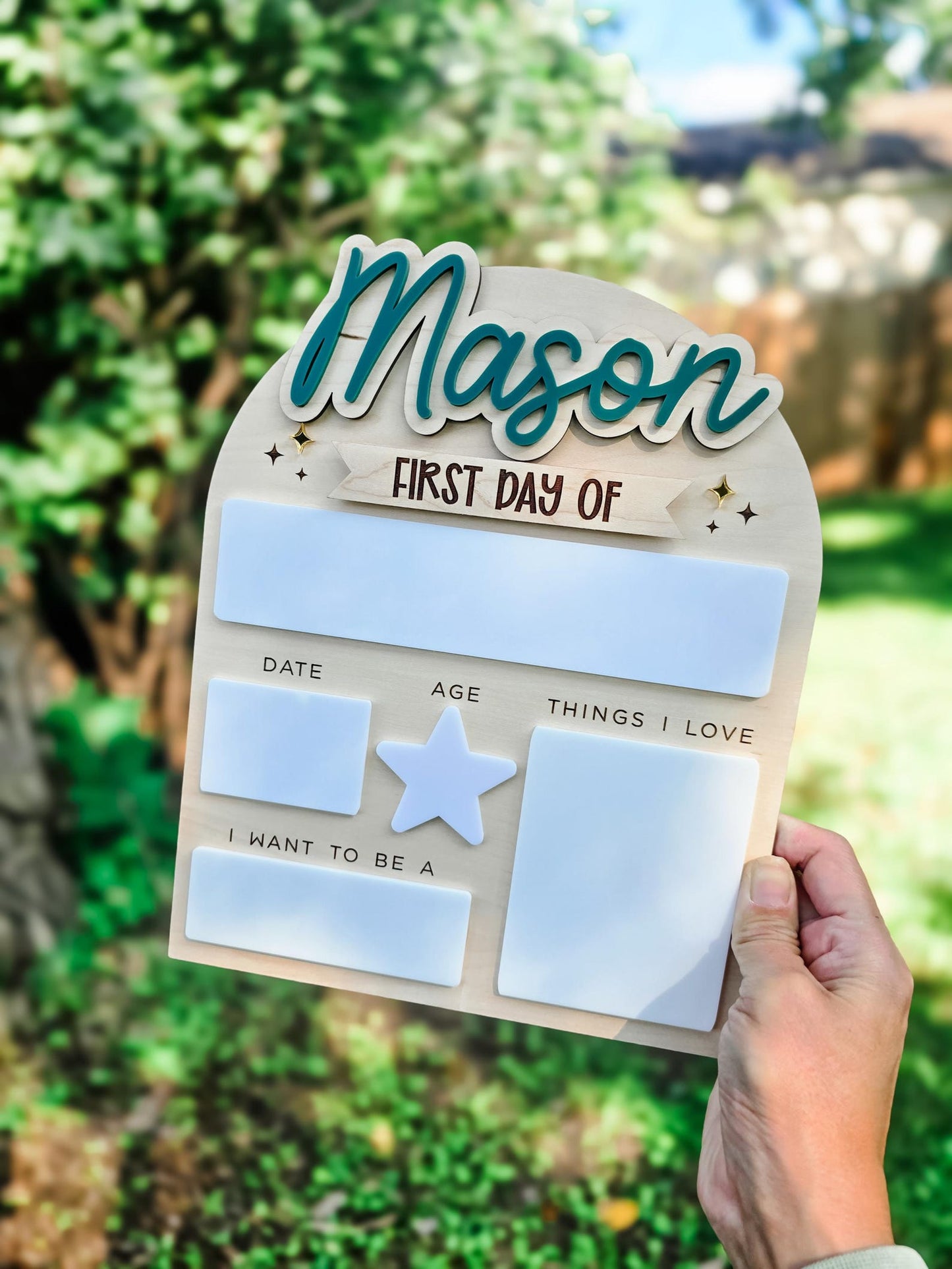 Personalized First Day of School Sign, Back to School Board, Reusable Back to School Sign, First Day of Preschool, Back to School Photo Prop - product image 16