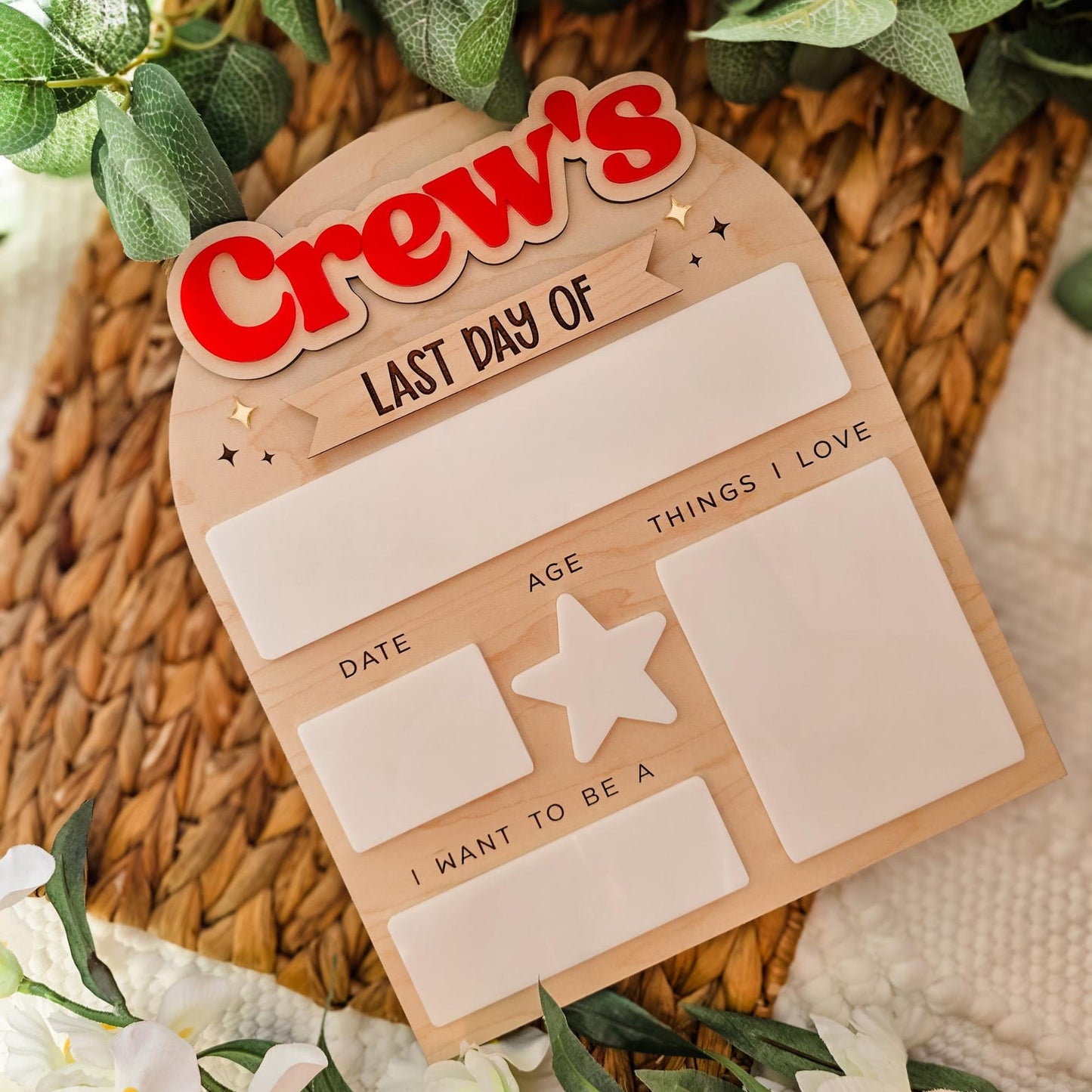 Personalized First Day of School Sign, Back to School Board, Reusable Back to School Sign, First Day of Preschool, Back to School Photo Prop - product image 18