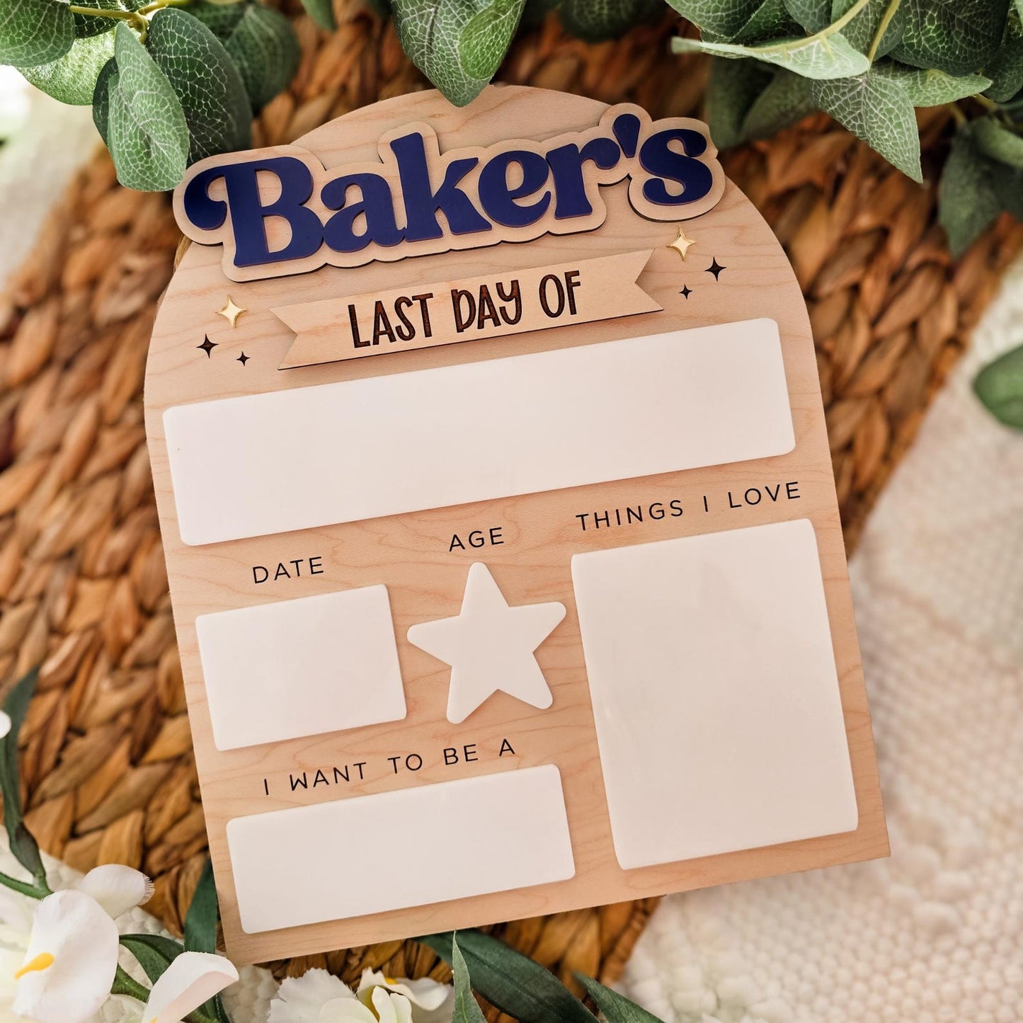 Personalized First Day of School Sign, Back to School Board, Reusable Back to School Sign, First Day of Preschool, Back to School Photo Prop - product image 15