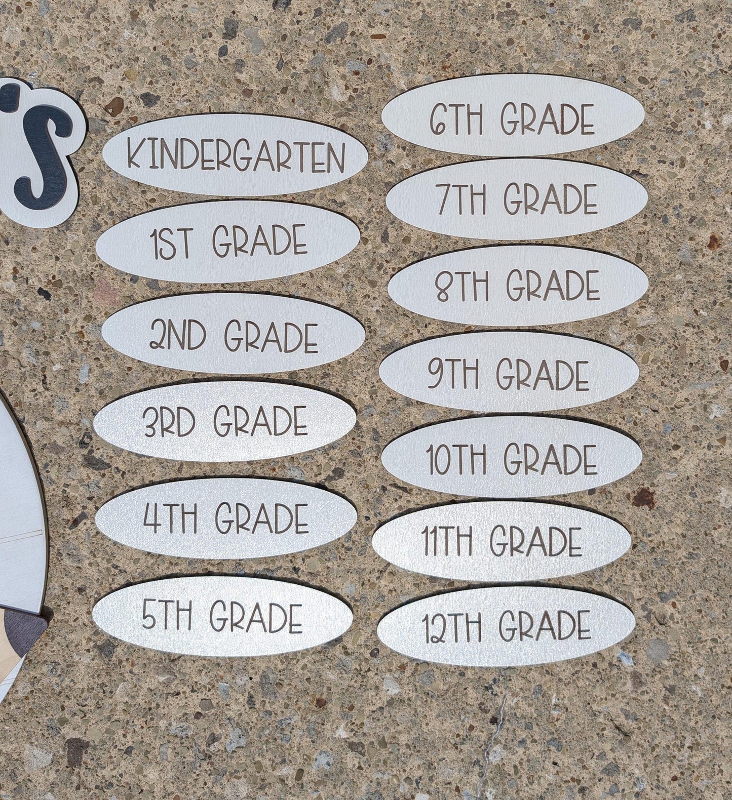 Interchangeable School Sign | First/Last/100th Day, All Grades (Personalized Name) - product image 6