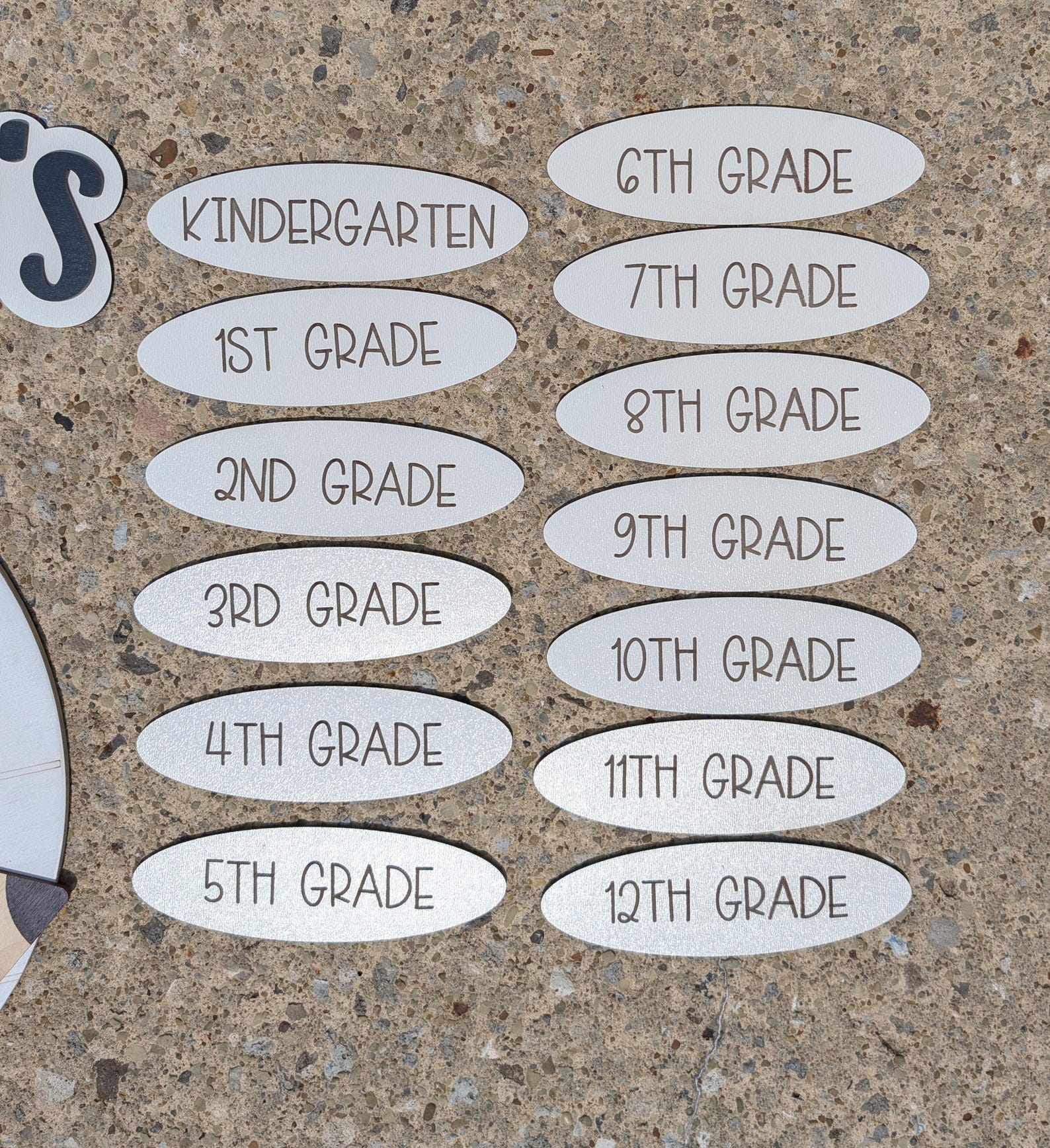 Interchangeable School Sign | First/Last/100th Day, All Grades (Personalized Name) - product image 6