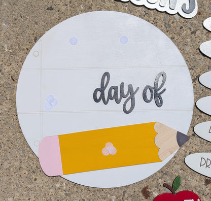 Interchangeable School Sign | First/Last/100th Day, All Grades (Personalized Name) - product image 8