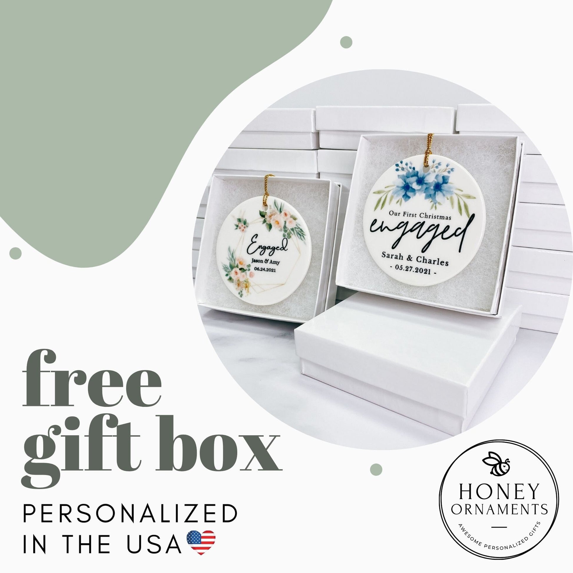Custom Initial Ornament Personalized Family Name Ornament Monogram Christmas Ornament Letter Name Ornament Alphabet Keepsake Elf Gingerbread - product image 4