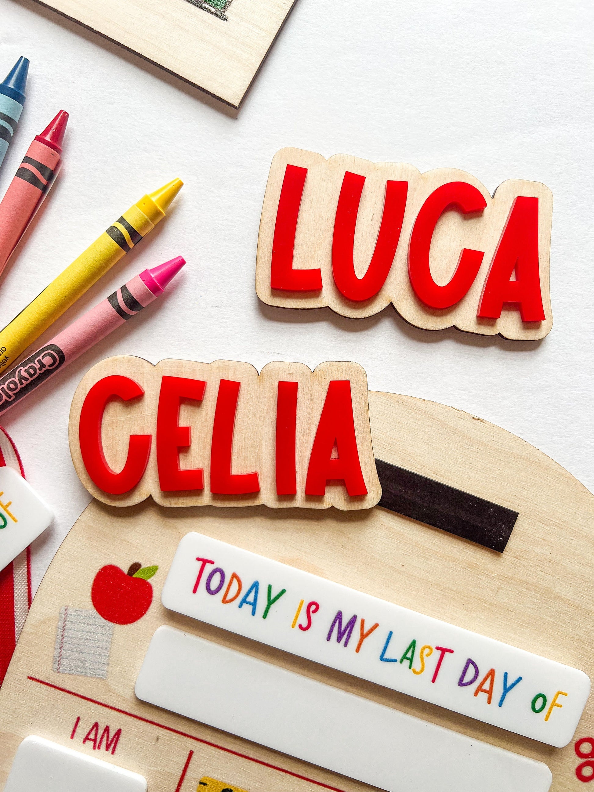 Back to School Arched Board, First Day of School Sign, Last Day of School Sign, Back to School for Teachers, Personalized Sign for School - product image 5