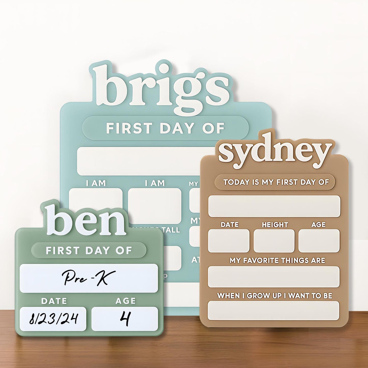 Acrylic First Day of School Sign, Personalized School Sign, Back to Schoo, Photo Prop, Custom First & Last Day School Board, Milestone Sign - product image 11