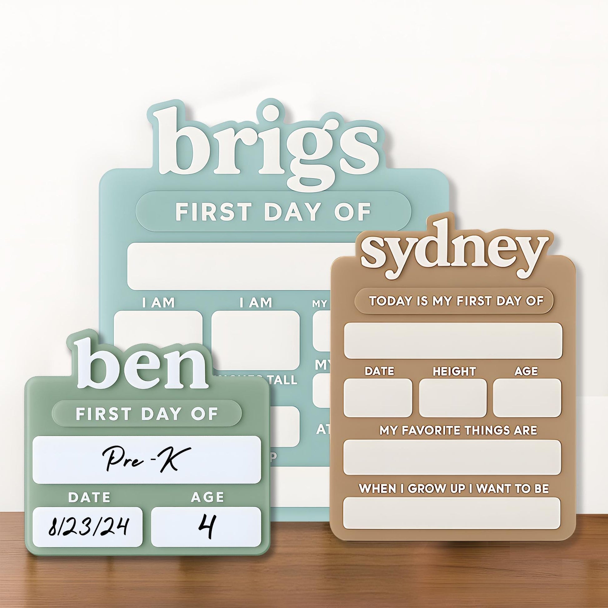 Acrylic First Day of School Sign, Personalized School Sign, Back to Schoo, Photo Prop, Custom First & Last Day School Board, Milestone Sign - product image 11