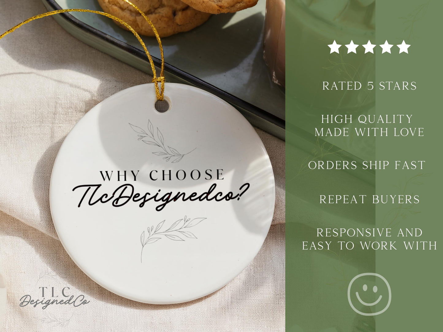 Personalized Baby Ornament – Birth Stats Keepsake Gift - product image 6