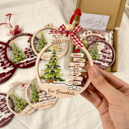 Family Name Christmas Tree Ornaments, Personalized Family Name Ornament, Christmas Tree Ornament Family Names 2026, Holiday Keepsake - product image 8
