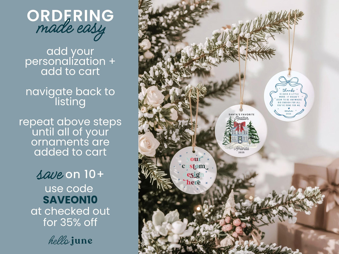 Custom Design Christmas Ornament DIY Personalized Christmas Ornament Custom Text Ornament Your Design Here Custom Photo Ornament Your Logo - product image 7