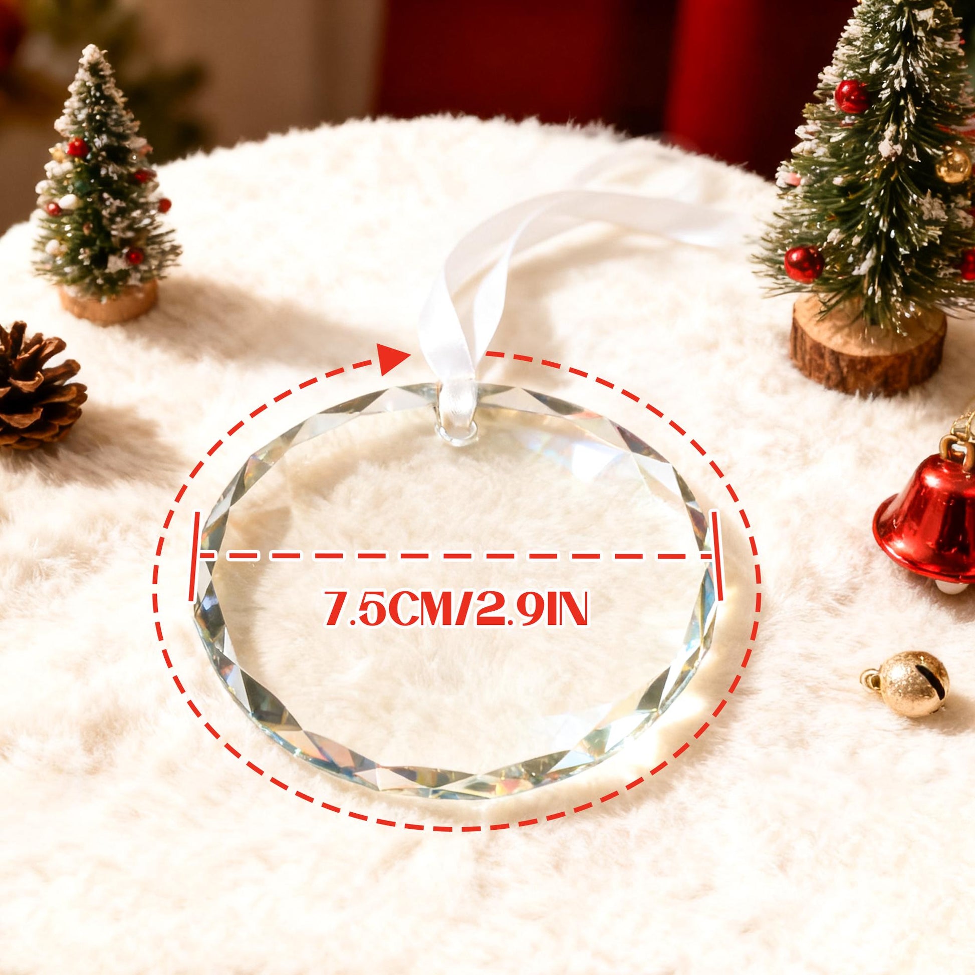 Custom Monogram Name Glass Ornament, Elf Snowman Christmas Ornaments for Kids, 2026 Christmas Keepsakes, Children Xmas Gifts - product image 9