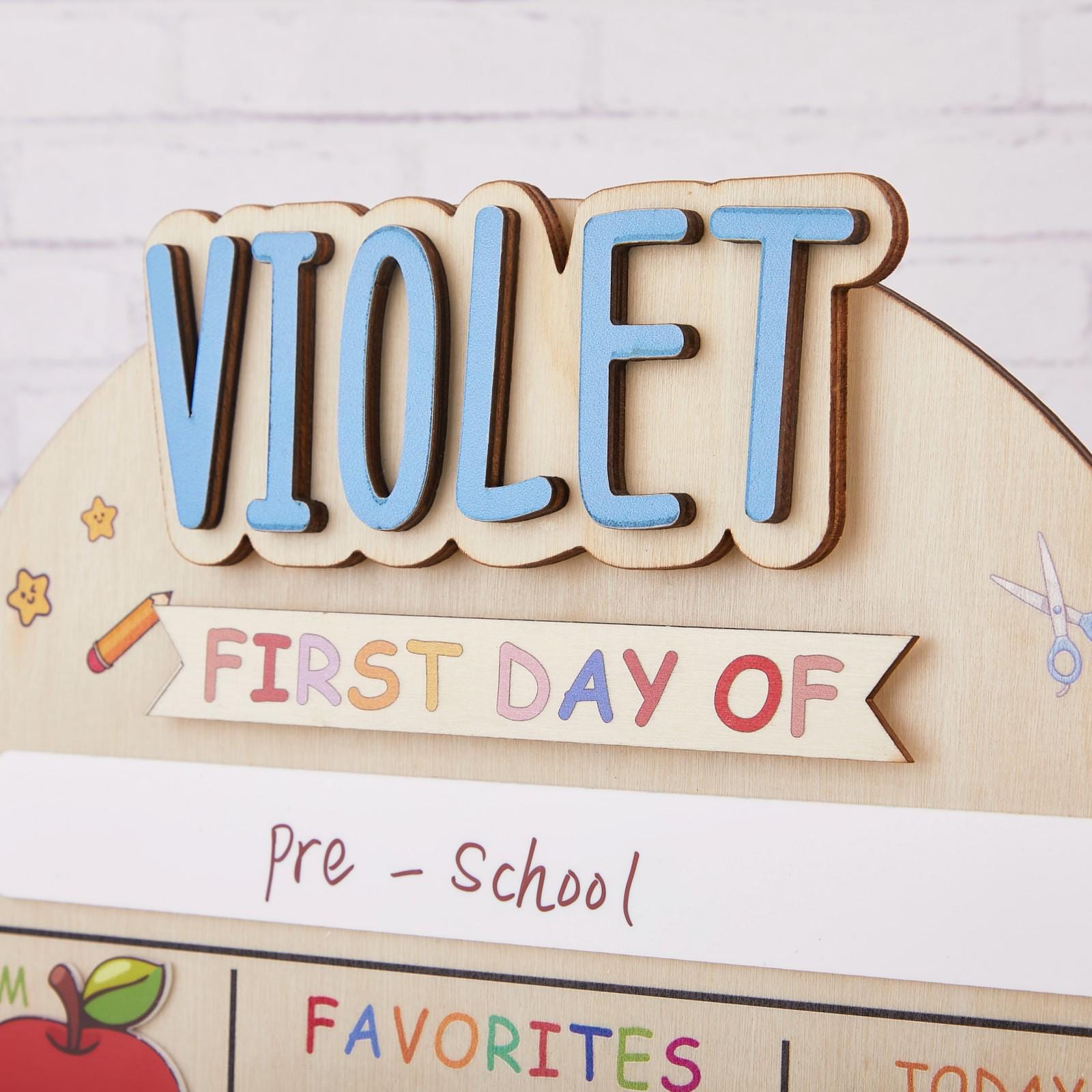 First Day/Last Day Of School Board | Personalised Board | Back to school | School Grade board | Kindy Board | Starting School sign - product image 10