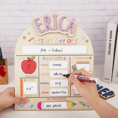 First Day/Last Day Of School Board | Personalised Board | Back to school | School Grade board | Kindy Board | Starting School sign - product image 7