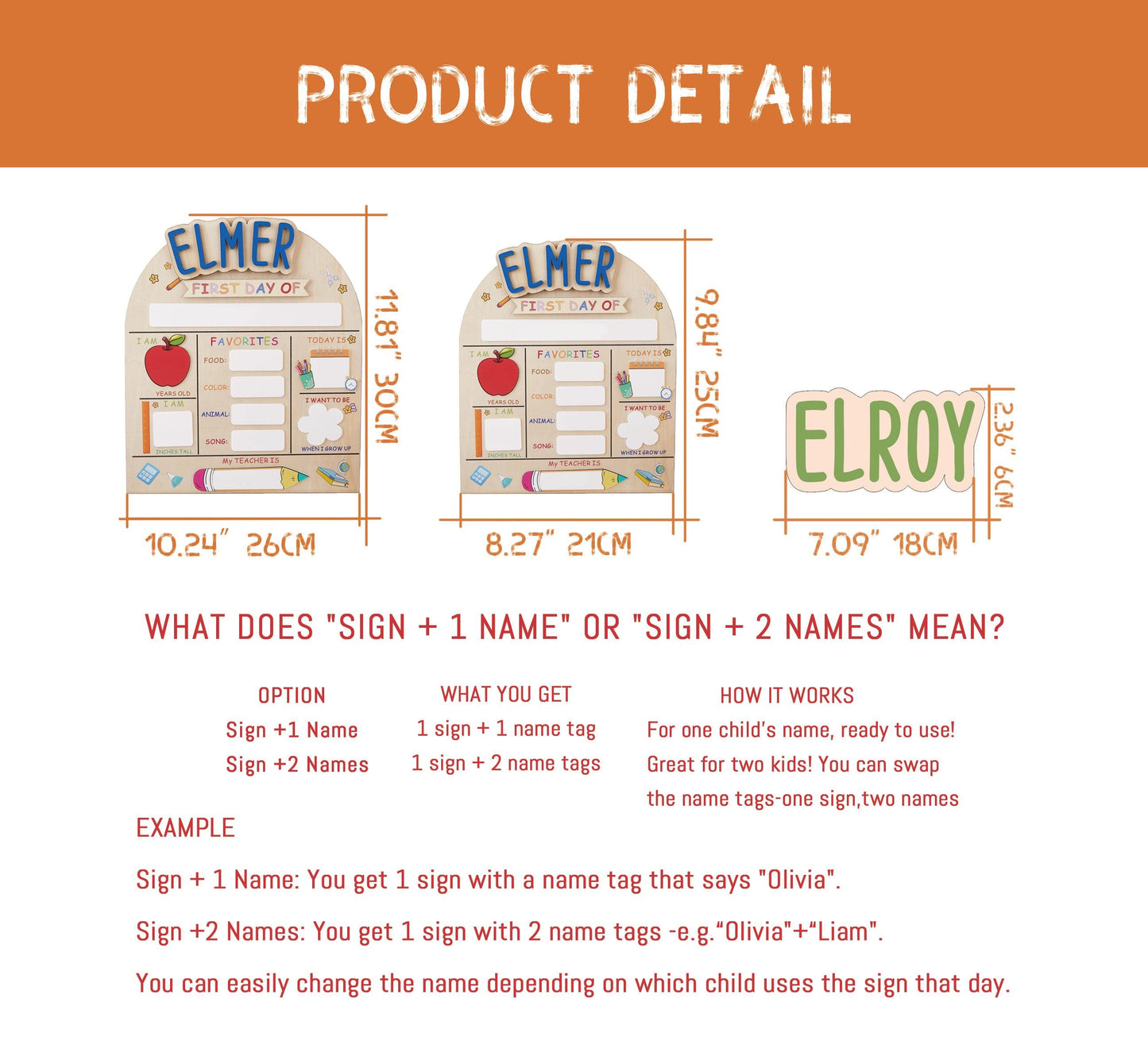 First Day/Last Day Of School Board | Personalised Board | Back to school | School Grade board | Kindy Board | Starting School sign - product image 5