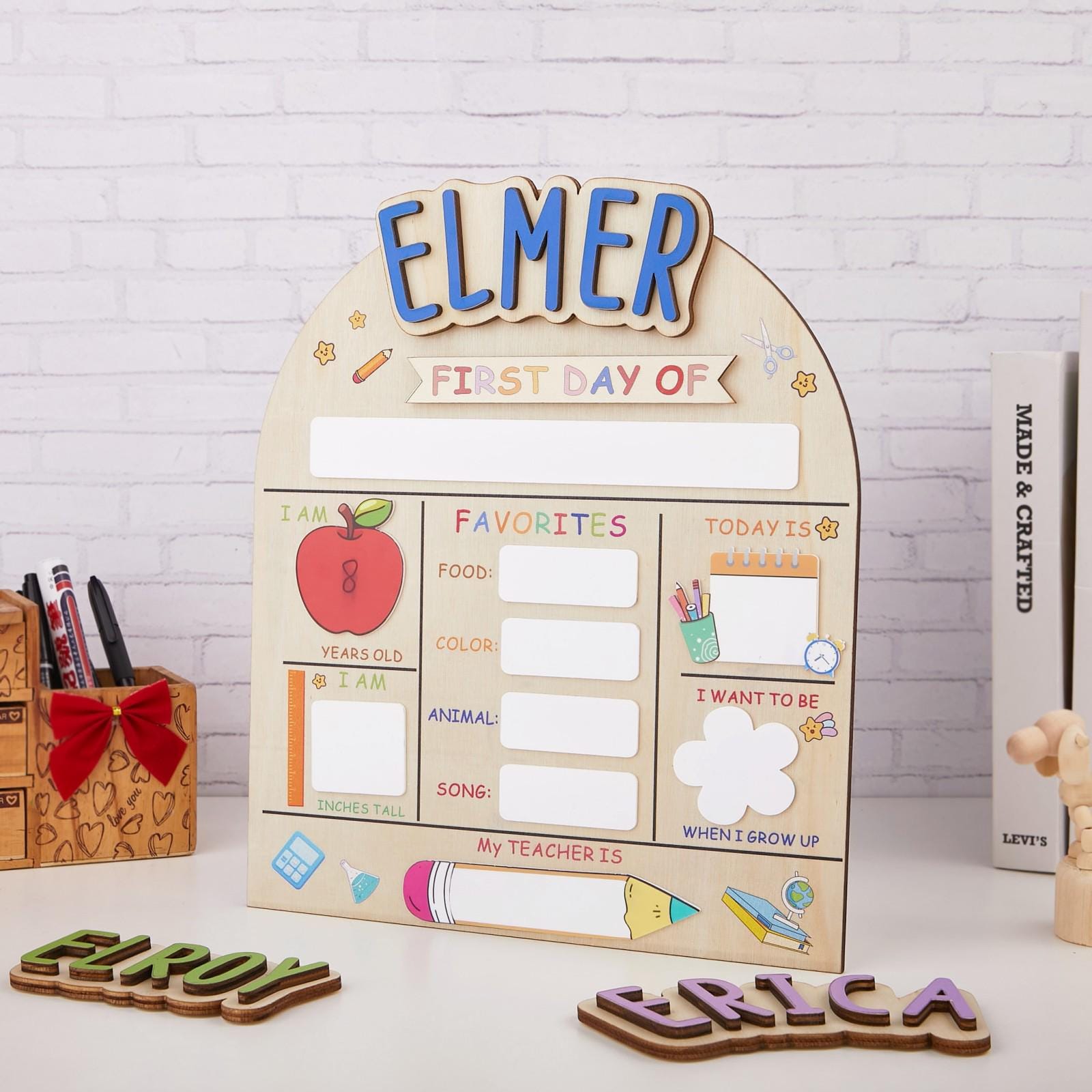 First Day/Last Day Of School Board | Personalised Board | Back to school | School Grade board | Kindy Board | Starting School sign - product image 12