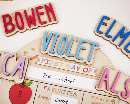 First Day/Last Day Of School Board | Personalised Board | Back to school | School Grade board | Kindy Board | Starting School sign - product image 8