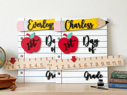 Personalized Back to School Board, Custom First Day of School Sign, Reusable Dry-Erase Board, Preschool Photo Prop, Kindergarten Keepsake - product image 6